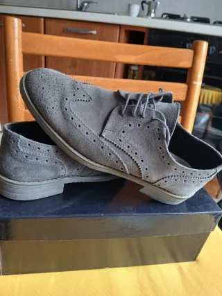 Mocassini Lavorazione Italiana Grigio