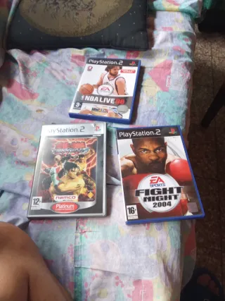 Lote 3 juegos PS2: NBA Live 08, Tekken, Fight Nigh