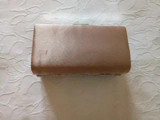 Bolso de fiesta clutch plateado