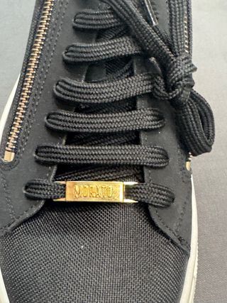 Sneakers Antony Morato Nere con Zip e logo dorata