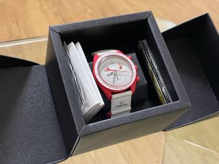 Omega x Swatch MoonSwatch Marte Rojo/Blanco
