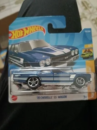 Hot Wheels '70 Chevelle SS Wagon Azul
Aa