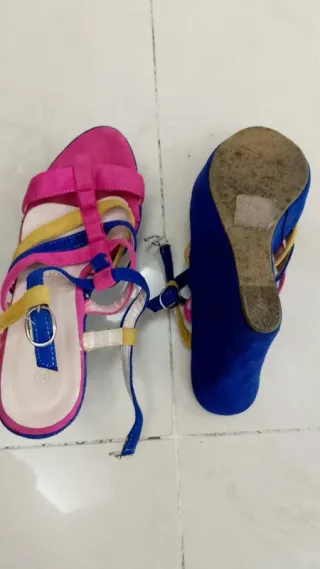 Sandali donna multicolor taglia 37