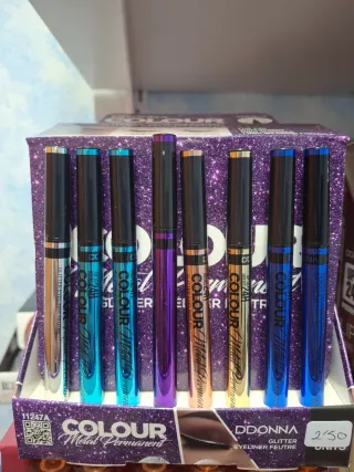 Delineador de Ojos Glitter Metal Permanente