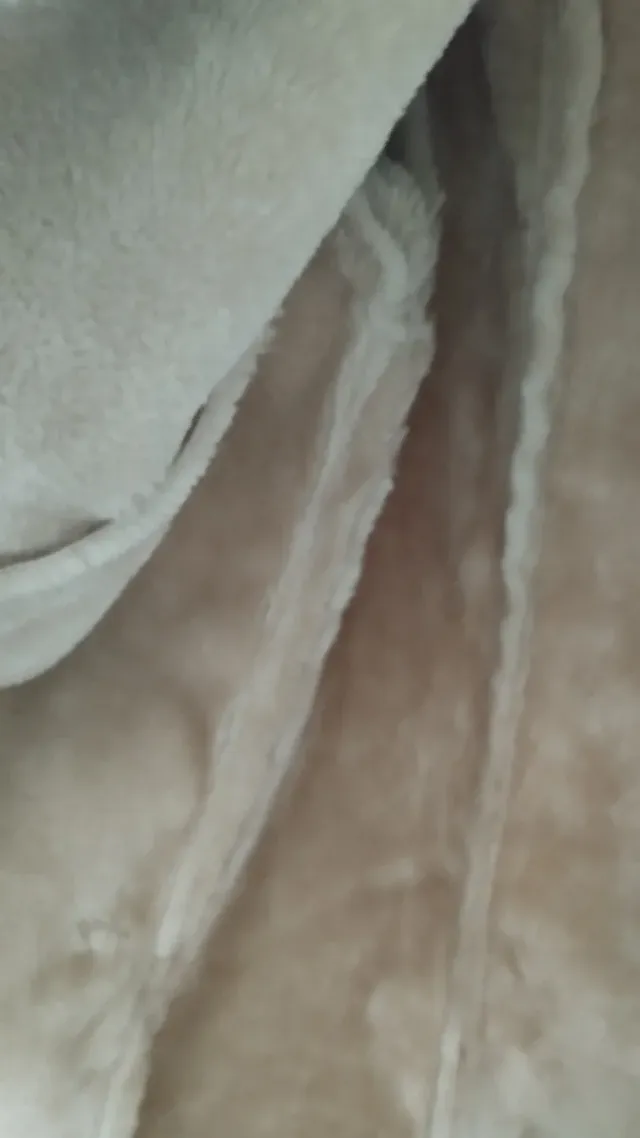 Abrigo vintage suave beige