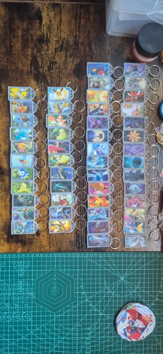 Llaveros de Cartas Pokémon