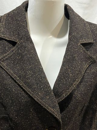 Giacca donna nera con dettagli oro