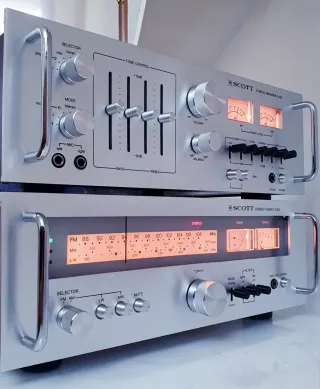 Scott A-436 Amplificador + T-526L Tuner USA