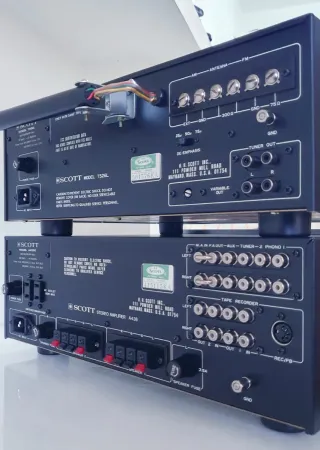 Scott A-436 Amplificador + T-526L Tuner USA