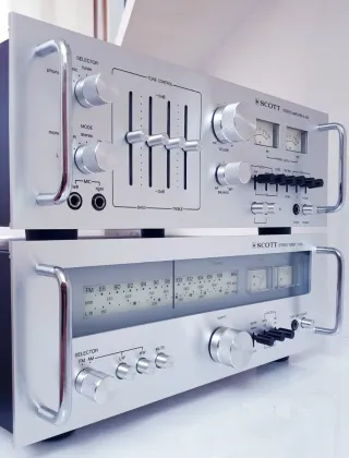 Scott A-436 Amplificador + T-526L Tuner USA