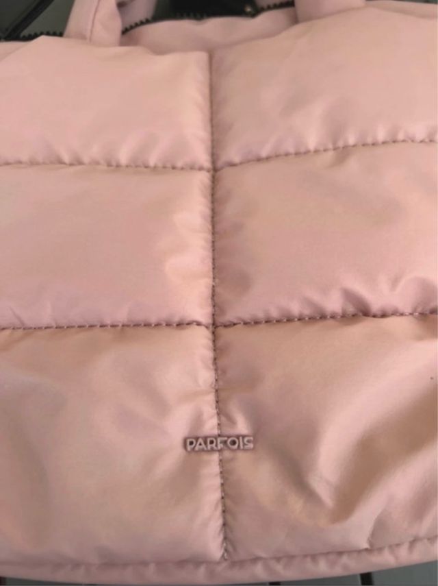 Carteira Parfois rosa acolchoada