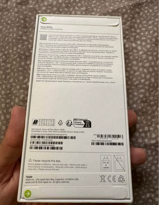 iPhone 16 Plus 128GB Nero Sigillato