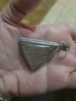 Colgante Triángulo Plata