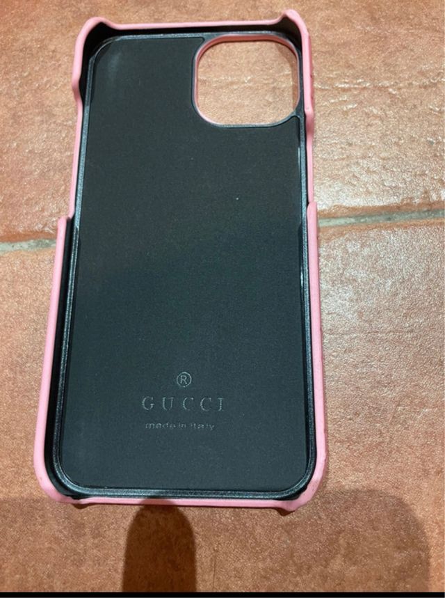 Funda iPhone Gucci Rosa GG