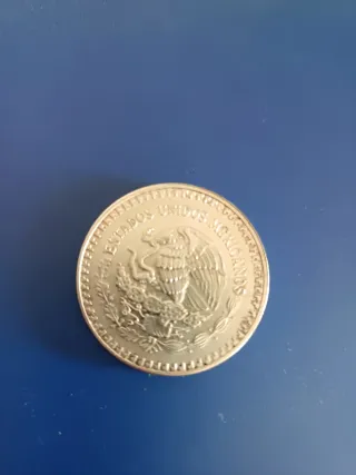 Moneda 1 Onza Plata Pura México 1992