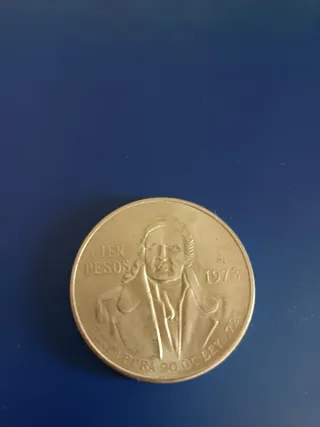 Moneda 100 Pesos México 1973