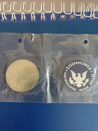 Moneda Dólar Eisenhower 1971 Plata