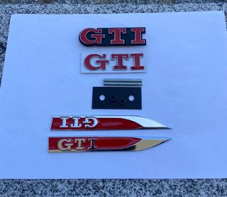 Pack Insignias VW GTI Rojo Nuevas