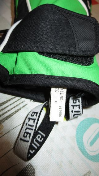 Guantes esquí niño Etirel verde/negro T4