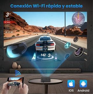 Proyector HOPVISION 4K Nativo 1080P