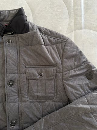 Giubbotto grigio trapuntato