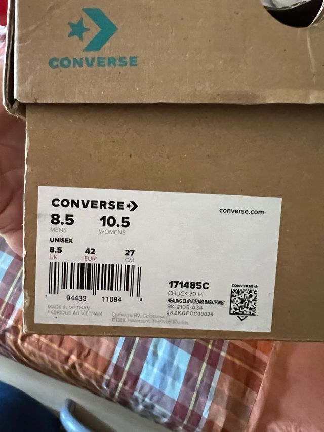 Converse Zapatillas Altas Tejidas Rosa/Marrón