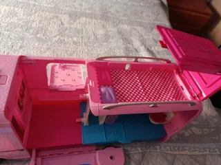 Camper Van Barbie Pink