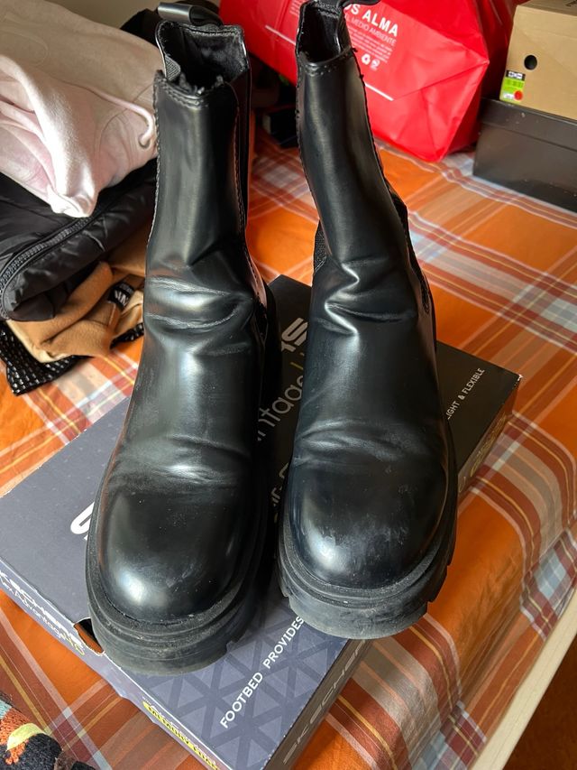 Botas Chelsea H&M Negras Talla 42