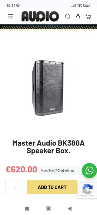 2 Altavoces Autoamplificados 15"