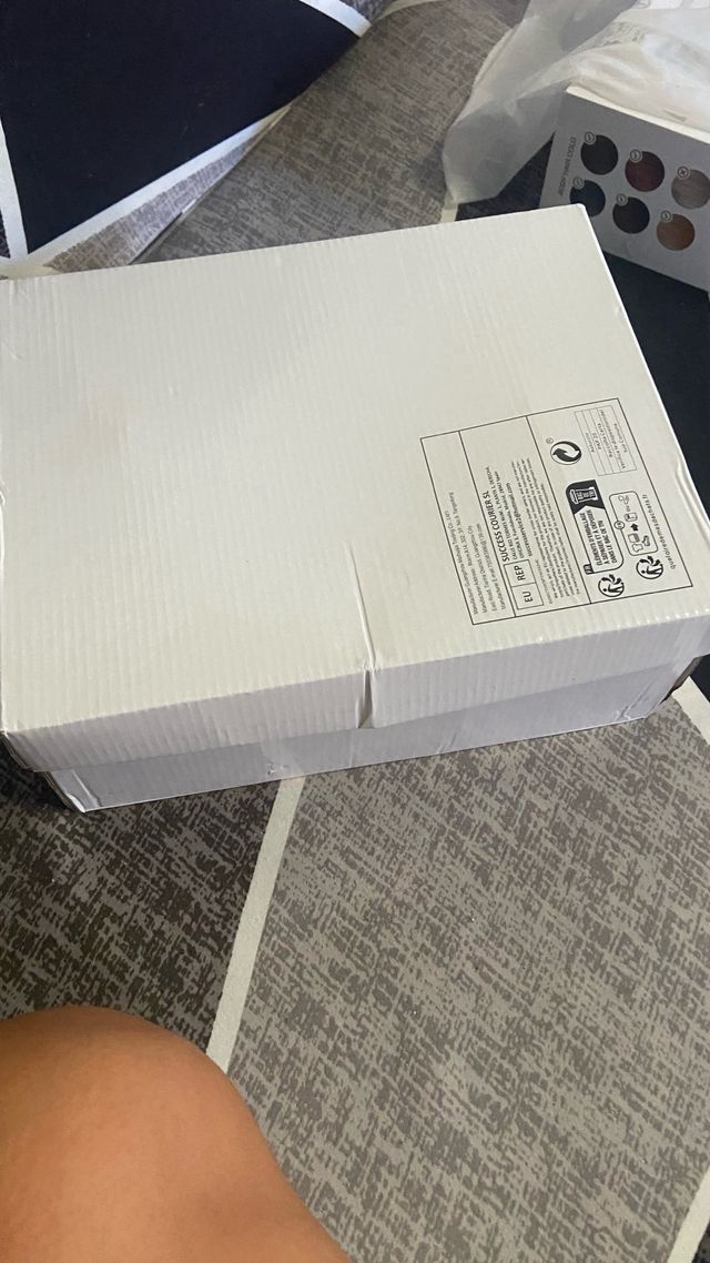 Botines negros plataforma tacón alto talla 37