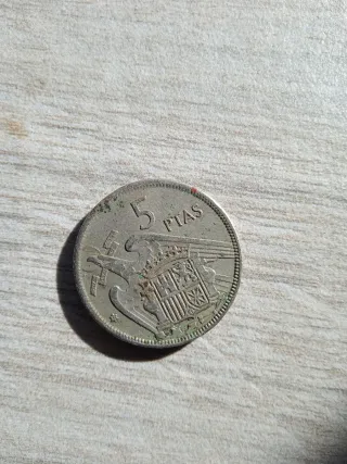 Moneda Franco 1957 España