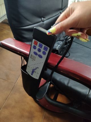 Sillón reclinable negro