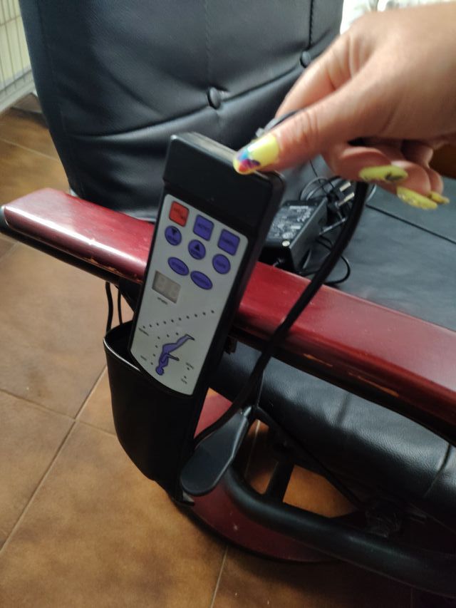 Sillón reclinable negro