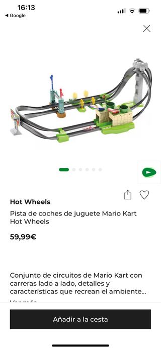 Pista Hot Wheels Mario Kart