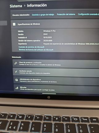 Portátil HP Probook 445 G11 14" Táctil.