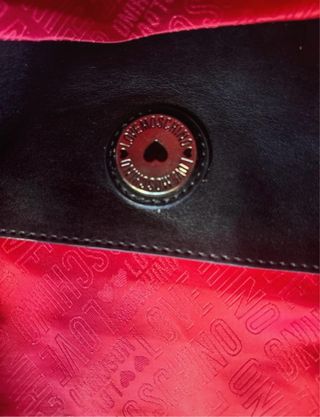 Bolso Grande Love Moschino Negro Acolchado