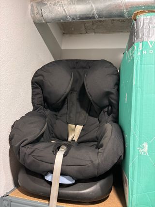 Silla coche bebé negra