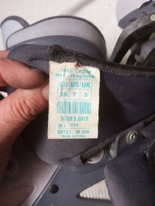Patines en línea Decathlon ajustables
Talla 38