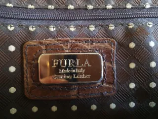 Bolso Furla Piel Cocodrilo Marrón