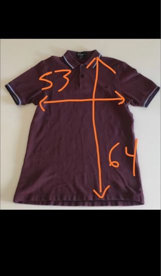 Polo Fred Perry Morado burdeos