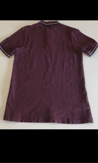 Polo Fred Perry Morado burdeos