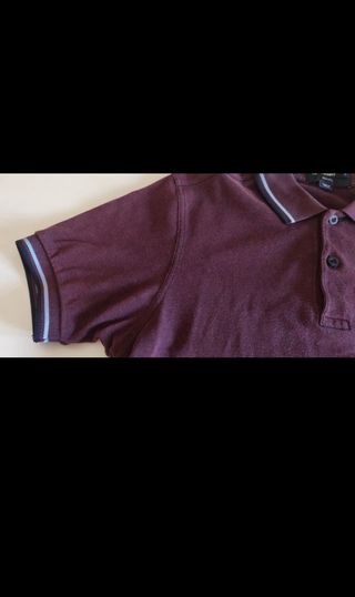 Polo Fred Perry Morado burdeos