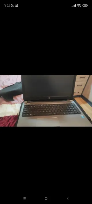 Ordenador portátil HP Plata y Negro