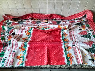 Tovaglia e tovaglioli natalizi