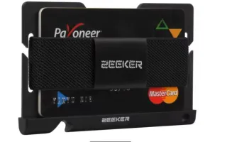 Cartera Minimalista Zeeker Negra