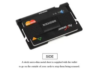 Cartera Minimalista Zeeker Negra