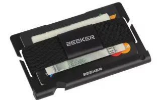 Cartera Minimalista Zeeker Negra