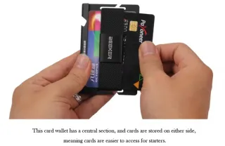 Cartera Minimalista Zeeker Negra