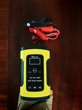 Cargador bateria coche