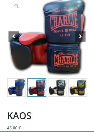 Guantes de boxeo Charlie 16 Oz